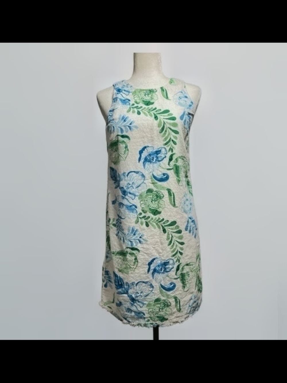 Tommy Bahama Summer Dress with Blue & Green Floral Print ⛱️🌞